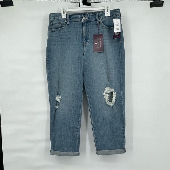 Gloria Vanderbilt Denim - Gloria Vanderbilt NWT Boyfriend Jean distressed light wash jeans